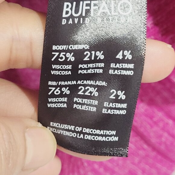 NEW Buffalo David Women's S Bitton Pi V-Neck Pullover Sweater Lightweight// 26PT - Picture 6 of 7